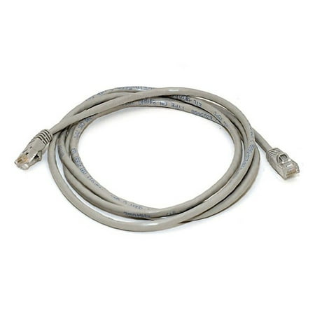 7FT 24AWG Cat5e 350MHz UTP Crossover Bare Copper Ethernet Network Cable - Gray (288)
