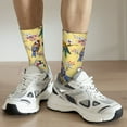 thumbnail image 6 of Cauagu Beautiful Bright Birds And Flowers Print Crew Socks for Women and Men,Adult Athletic Running Socks 1-Pair Sports Socks Work Gear Socks with Moisture Wicking, 6 of 6