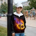 thumbnail image 5 of Chaqlin Flame Soccer Fluffy Hooded Pullover for Kids and Youth - Trendy Fall Jacket with Long Sleeve for Outdoor and Daily Wear, 5 of 7