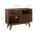 thumbnail image 5 of Modway Render Modern Style Particleboard Wood Display Stand in Walnut, 5 of 7
