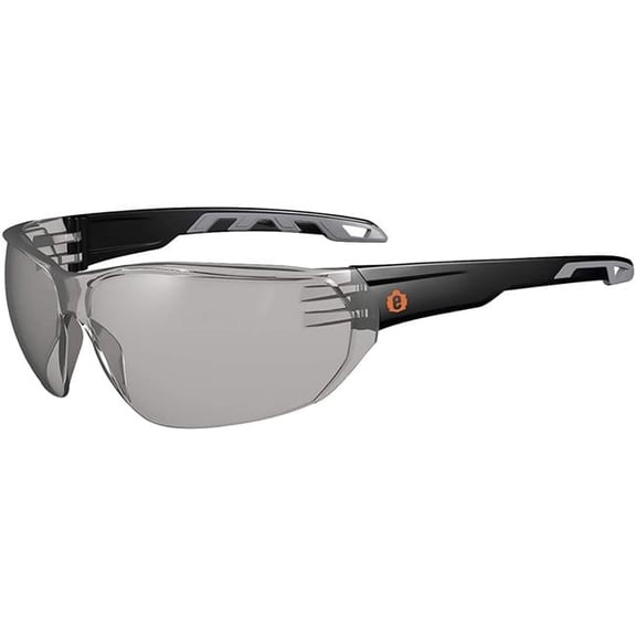 Skullerz Vali Frameless Safety Glasses, Black Nylon Impact Frame, Indoor/Outdoor Polycarbonate Lens