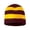 Maroon / Gold, variant on COUVER Unisex Knit Beanie Hat, No Pom-Pom, Maroon and Gold, 1 Pack