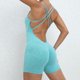 thumbnail image 1 of Europa y Estados Unidos Sexy Hermosa Espalda Traje de Yoga de Una Pieza Cadera Traje de Fitness Transpirable de Secado Rápido Traje de Una Pieza Cadera Mujeres, 1 of 6
