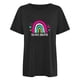 thumbnail image 4 of Camiseta de Profesor de Mujeres, 100 Días Feliz de la Escuela Imprimir Carta de Manga Corta para el Uso Casual Y de Fiesta, la Enseñanza Tee de Moda Temática, 4 of 4