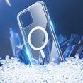 thumbnail image 3 of Wireless Charging TPU Transparent Electroplated Magnetic Mobile Phone Case for iPhone 14 Series, 3 of 5