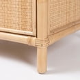 thumbnail image 5 of Brown Rattan Nightstand with 1 Drawer and Bohemian Style, 5 of 5