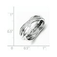 thumbnail image 2 of Sterling Silver Rhodium Diamond Band, 2 of 2