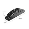 thumbnail image 2 of yeacher Stylish Acrylic Hat Organizer - Compact, Durable, and Versatile Cap Display Stand for Baseball Caps, Sunglasses, and Accessories - Black, 1 Piece, 2 of 6