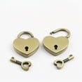 thumbnail image 2 of Accesorios de hardware para equipaje, bolsa con cerradura en forma de corazón, cerradura de amor, hardware con llave, cerradura Love Lock, 2 of 4