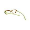 thumbnail image 2 of Eyebobs Square Root 2285 Unisex Square Frame Eyeglasses in Tortoise Green 42 mm, 2 of 4