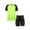 Green, variant on Haitryli  Boys Soccer Football Jersey Outfits V-Neck Short Sleeve T-Shirt and Shorts Set Kids Sports Team Training Uniform Green 5-6