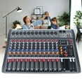 thumbnail image 3 of 12 Channel Powered Bluetooth Studio Mixer Digital Mixer Mixing Console USB, 3 of 12