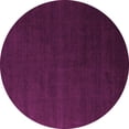 thumbnail image 1 of Ahgly Company Indoor Round Abstract Pink Modern Area Rugs, 6' Round, 1 of 4
