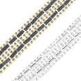 thumbnail image 4 of 1 Roll Self Adhesive Rhinestone Ribbon Bling Rhinestone Roll DIY Clothing Craft, 4 of 8