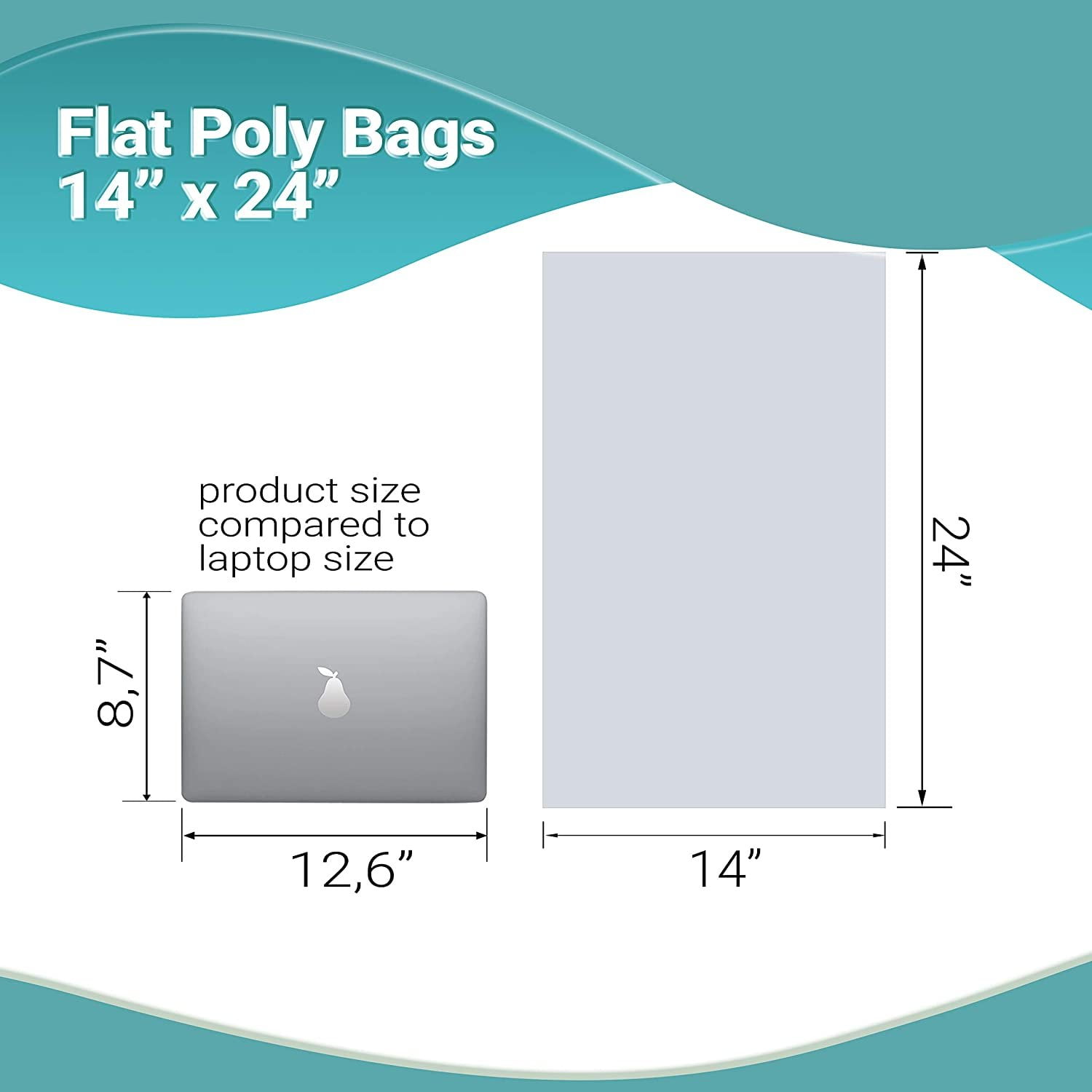 500 Clear Polythene Plastic Bags ALL SIZES Free POSTAGE 200g 