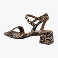 thumbnail image 3 of Naturalizer Hana Women's Heels Dark Brown Leopard Suede Size 9 M, 3 of 8