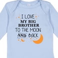 thumbnail image 4 of Inktastic I Love My Big Brother to the Moon and Back Boys or Girls Long Sleeve Baby Bodysuit, 4 of 5