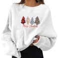 thumbnail image 2 of KDFJPTH Sweatshirts For Women Christmas Party Pullovers Fun Graphic Print Crew Neck Long Sleeve Hoodies Top, 2 of 6