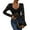 Black, variant on hotojiny Womens Going out Tops Lace Long Sleeve Elegant Shirts Clubwear Trendy V Neck Slim Lightweight T Shirts