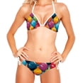 thumbnail image 2 of Bowling Detachable Sponge Adjustable Strap Bikini Set Two-Pack, Ideal for Beach and Pool Parties, 2 of 6