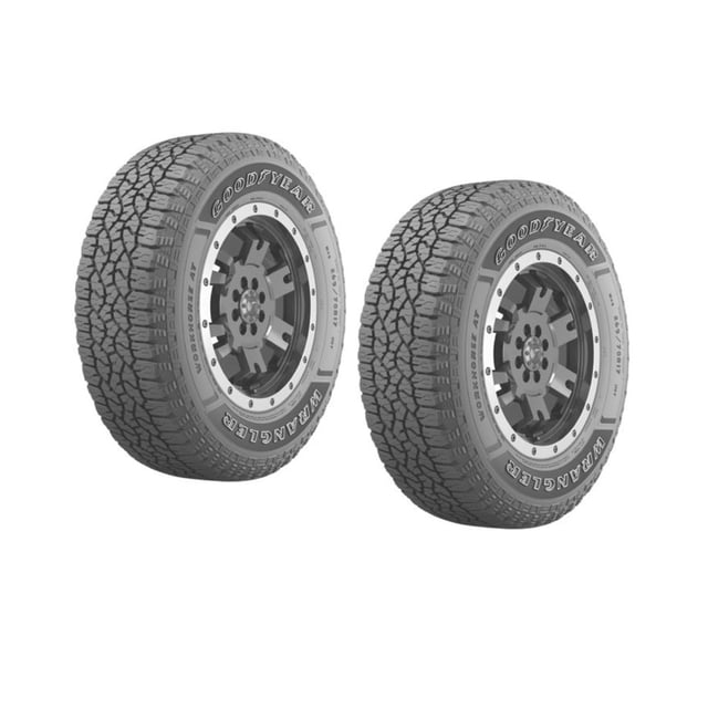 PAQUETE DE 2 LLANTAS 235 75 R15 GOODYEAR WORKHORSE AT 109S