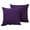 Purple, variant on JingChun Throw Pillow Covers Decorative 17 X 17 Inches Pack of 2 Cozy Cloth Cushion Cases for Couch Sofa Bed Living Room Home