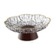 thumbnail image 4 of Cuenco decorativo con pedestal, cesta para frutas, organizador de contenedores, pedestal extraíble, soporte para alimentos y verduras, bandeja de Claro, 4 of 8