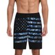thumbnail image 1 of Balery Navy Camouflage American Flag Pantalones cortos de pijama de punto de algodón para hombre con cinturilla y bolsillos-XX-Large, 1 of 6