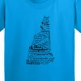 thumbnail image 4 of Inktastic New Hampshire State Word Salad Youth T-Shirt, 4 of 5
