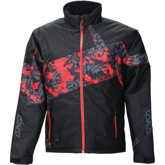 Arctiva Pivot 7 Mens Snow Jacket Black/Red XL