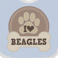 thumbnail image 4 of Inktastic Beagle Dog Lover Boys or Girls Baby Bib, 4 of 4