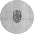 thumbnail image 1 of Ahgly Company Indoor Round Abstract Gray Modern Area Rugs, 5' Round, 1 of 4