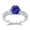 Platinum, variant on Platinum Designer Vintage with Milgrain Diamond Engagement Ring with a 1 Carat Tanzanite AAA Heirloom Center Stone