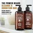 thumbnail image 5 of Viking Revolution - Beard Wash & Beard Conditioner - Sandalwood (17 oz each), 5 of 10