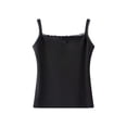 thumbnail image 5 of Oksale Camisole Tank Tops for Women Soft Cozy Spaghetti Strap Cami Tops Summer 2026 Lace Trim Square Neck Sleeveless Shirts Black XL, 5 of 6