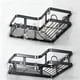 thumbnail image 4 of Organizador de Ducha de Esquina 5 Piezas Sin Taladro - Estante de Baño Inoxidable con Adhesivos Ultra Fuertes, Gran Capacidad para Baño/Cocina (Negro), 4 of 4