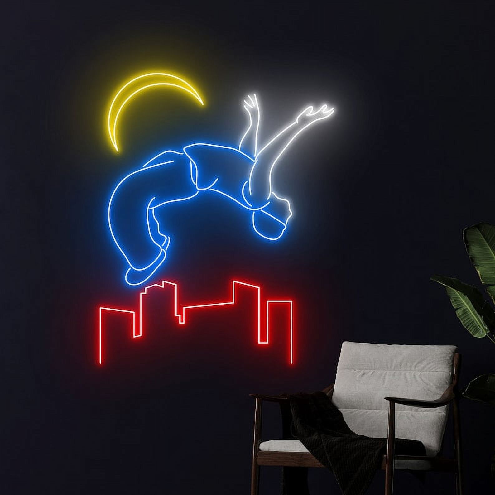 Handmadetneonsign Parkour Aesthetic Neon Sign, Parkour Led Sign, Parkour Led Light, Parkour Neon