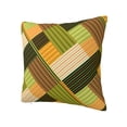 thumbnail image 2 of YFYANG Square Decorative Throw Pillow Case (Without Pillow Insert), Vintage Abstract Stripe Graffiti Bedroom Sofa Car Cushion Cover, 12"x12", 2 of 9