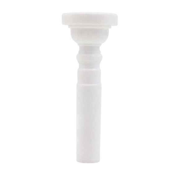 ABS Trumpet Mouthpiece, White / Black 7C (Musical Instrument Accessories) - White Type