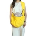 thumbnail image 3 of Sac de Transport pour Chat Chien Sac de Voyage Jaune, 3 of 8