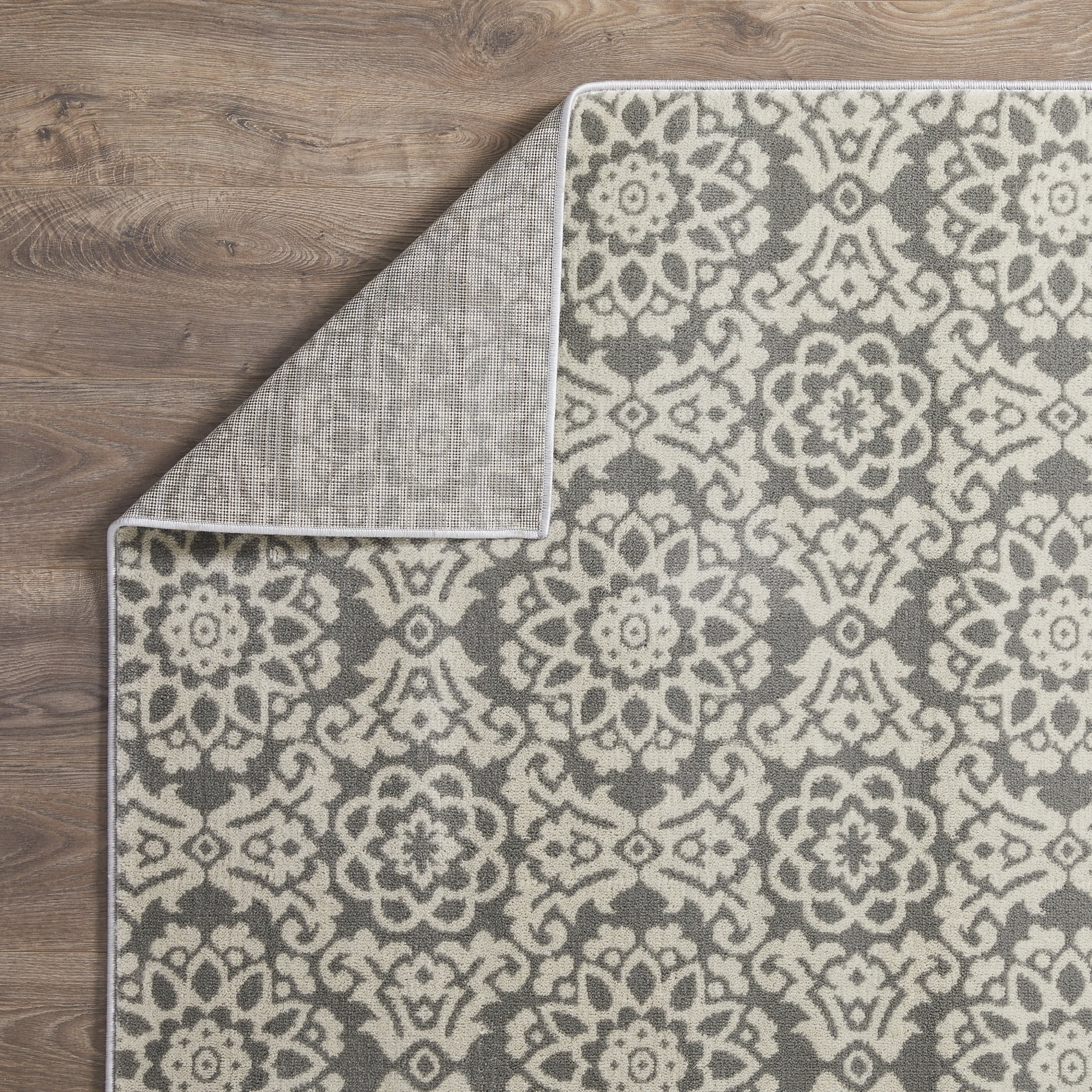 Loomaknoti Celena Alizia 9' x 12' Beige Floral Indoor Polypropylene Area rug
