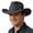 Black, variant on Classic Western Cowboy Hat for and Adult Leisure Outdoors and Country Style Sun La Hat Women One Size