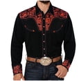 thumbnail image 1 of NLLSHGJ Chemises pour Hommes à Manches Longues Décontractées Printemps Automne Chemise à Col à Manches Longues Imprimée 3D pour Hommes Chemise Florale Décontractée pour Hommes TTTG Chemises pour Hommes Chemises pour Hommes Grande Taille à Manches Longues, 1 of 7