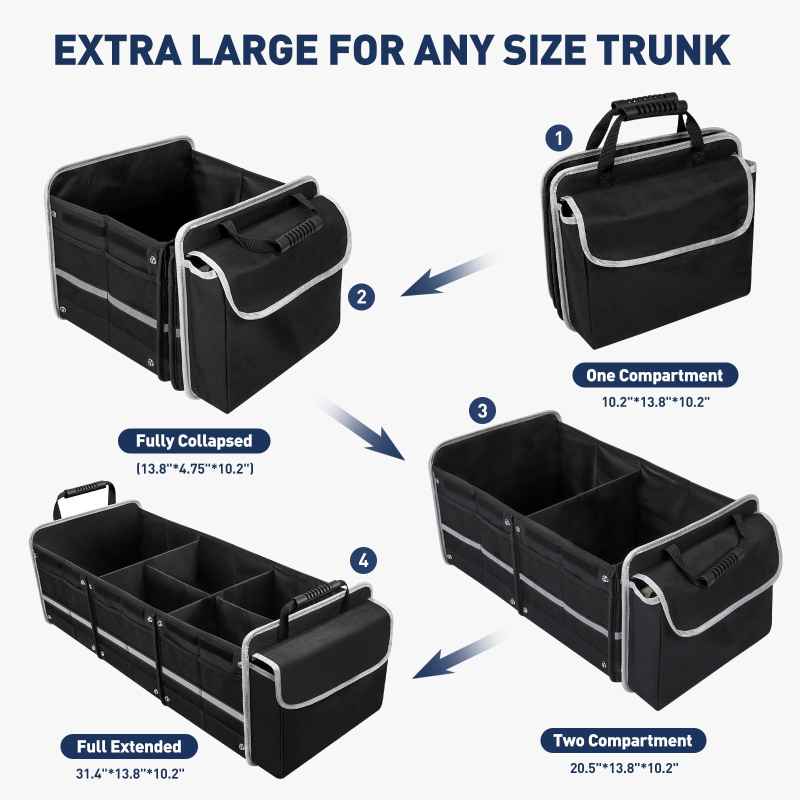 Amazon.com: Yafeco Multipurpose collapsible Car Trunk
