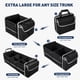 thumbnail image 3 of Organizador de Almacenamiento para Automóvil, Organizador de Maletero de SUV Plegable con Múltiples Compartimentos y Bolsa Aislante a Prueba de Fugas, Correas de Sujeción Ajustables, Cubierta Plegabl, 3 of 8