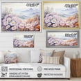 thumbnail image 4 of Designart "Mountain Meadow Adorned With Mums" Flowers Floater Framed Wall Decor, 4 of 5