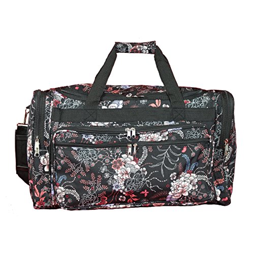 World Traveler 22inch Travel Duffel Bag Flower Bloom