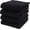 Black, variant on KAF Home Deluxe Kitchen Towels Set, Popcorn Terry Dish Towels, 18” x 28”, White, 4 Pack