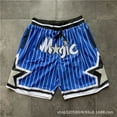 thumbnail image 1 of NBA Lakers Raptors Heat Grizzlies Men's Basketball Shorts Embroidered Game Basketball Training Shorts-XICEN, 1 of 4
