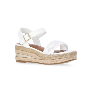 Wonder Nation Girls Buckle Texture Wedges
